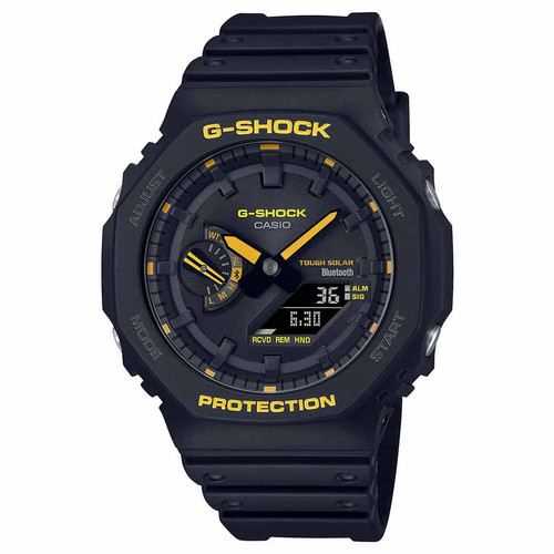 G Shock CasiOak Bluetooth Solar Black Watch GA B2100 1AER