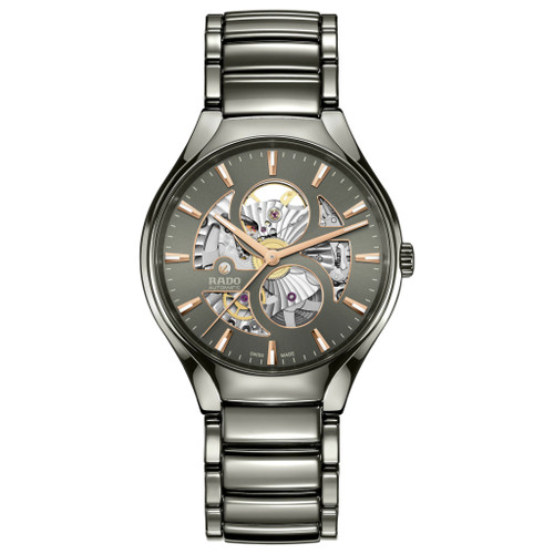 Rado True Round Watch | Open Heart | Swiss Automatic | 40mm | Grey