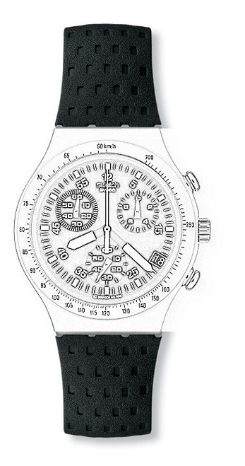 Swatch Wildly Replacement Watch Strap ACYCS4024 For Irony Chrono