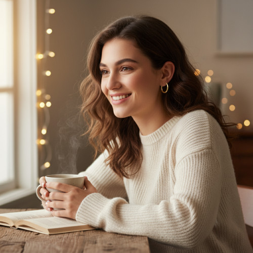 9ct Yellow Gold Round Polished Hoop Earrings | 25 x 3mm