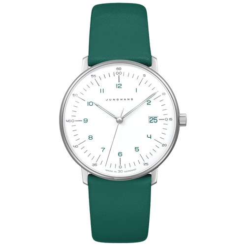 Junghans Max Bill 38mm Swiss Quartz White Watch 41466802