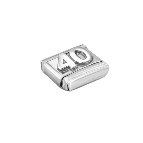 Nomination Composable Classic Charm | Number 40 | Sterling Silver