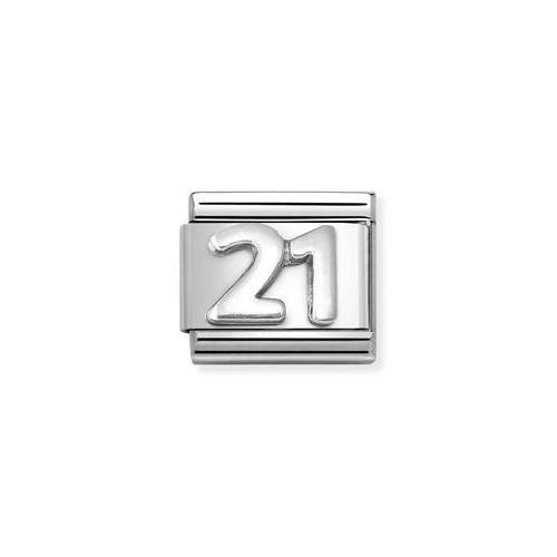 Nomination Composable Classic Charm | Number 21 | Sterling Silver
