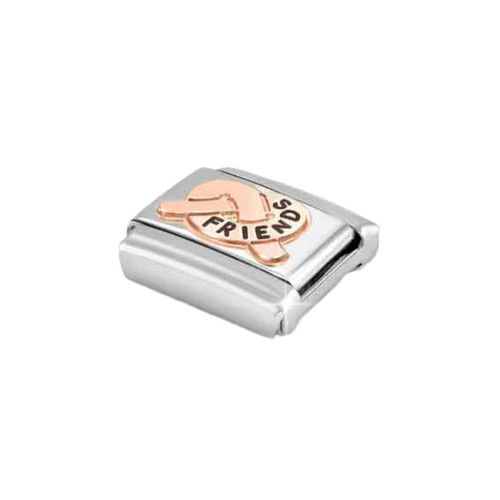Nomination Composable Classic Charm | Rose Gold Friends Knot