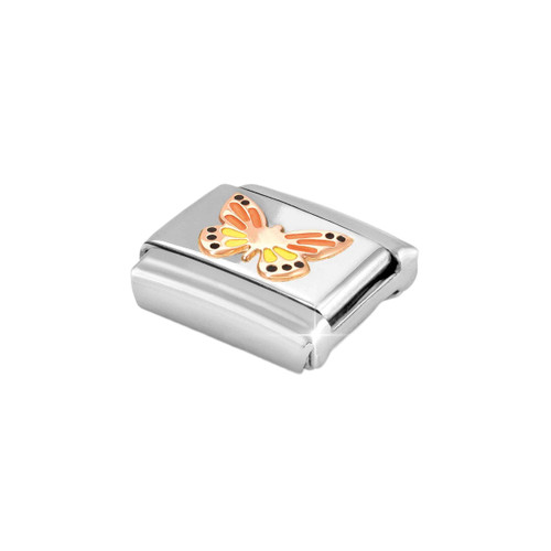 Nomination Composable Classic Charm | Rose Gold Rainbow Butterfly