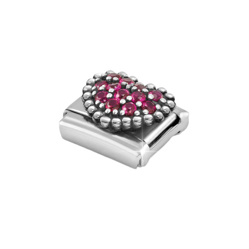 Nomination Composable Classic Charm | CZ Red Dot Heart