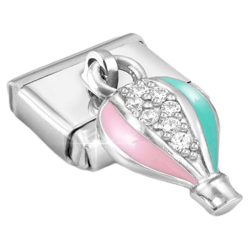 Nomination Composable Classic Charm | CZ Hot Air Balloon | Sterling Silver