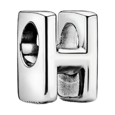 Pandora Letter H Alphabet Charm | Sterling Silver