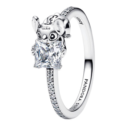 Pandora Disney Stitch & Stone Ring | Sterling Silver | Size 48
