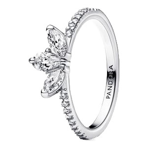 Pandora Sparkling Herbarium Cluster Ring | Sterling Silver | Pandora Timeless | Size 54