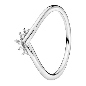 Pandora Tiara Wishbone Ring | Sterling Silver | Pandora Timeless | Size 56
