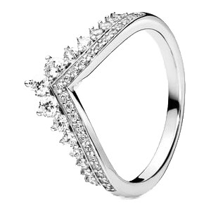 Pandora Princess Wish Ring | Sterling Silver | Pandora Timeless | Size 54