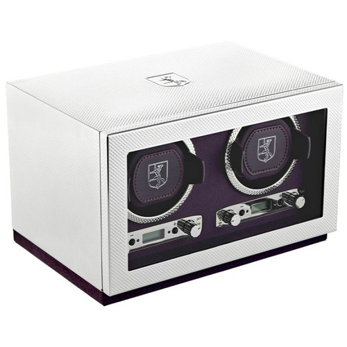 WOLF Double Watch Winder | Silver