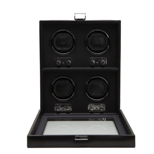 WOLF Heritage 4 Piece Winder | Black