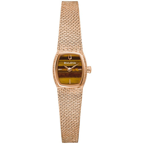 Bulova Goddess of Time Quartz Green Malachite Watch 97L184