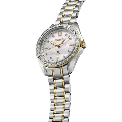 Seiko Prospex Ladies Marine Sports Watch | 44 Diamonds | 34mm | Mother of Pearl