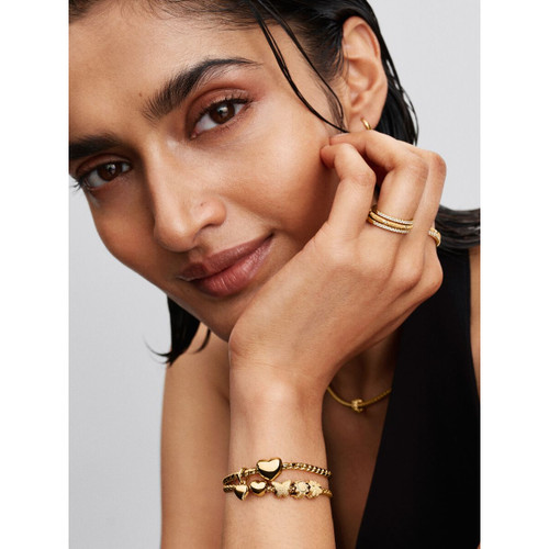 Pandora Textured Butterfly Mini Charm | 14K Gold Plated