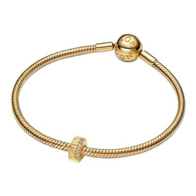 Pandora Clip | Cubic Zirconia | 14K Gold Plated