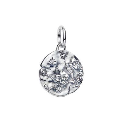 Pandora Cherry Blossom Medallion | Cubic Zirconia | Sterling Silver