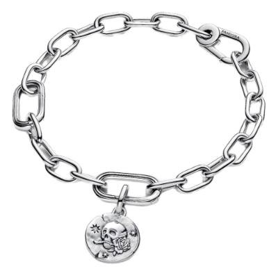Pandora Skull Medallion| Cubic Zirconia | Sterling Silver