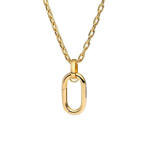 Pandora Openable Large Link Chain Necklace | 14ct Yellow Gold