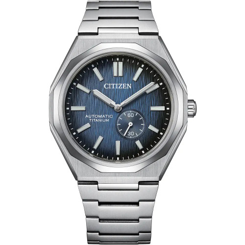 Citizen Zenshin 60 40mm Mechanical Blue Watch NK5020-58M