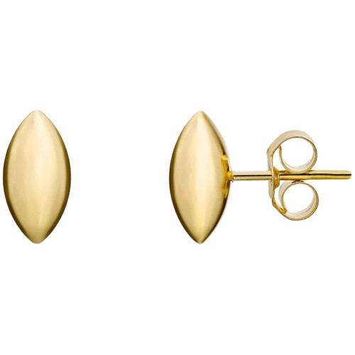 9ct Yellow Gold Marquise Stud