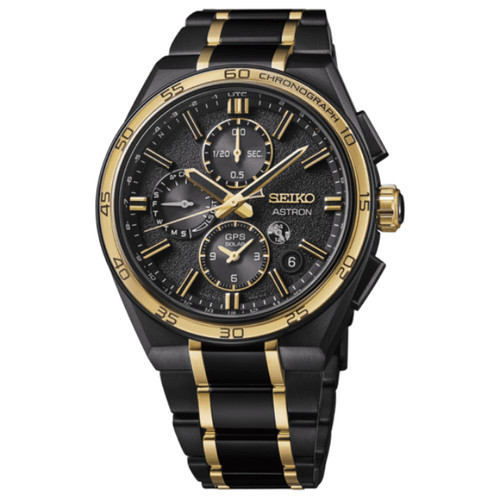 Seiko Astron Solar Eclipse Titanium Watch | 145th Anniversary | Limited Edition | 44mm | GPS Solar | Black