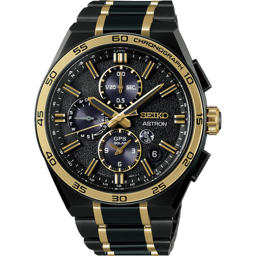 Seiko Astron Solar Eclipse Titanium Watch | 145th Anniversary | Limited Edition | 44mm | GPS Solar | Black