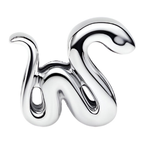 Pandora Snake Mini Charm | Sterling Silver