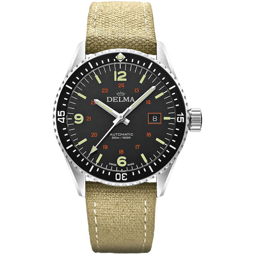 Delma Cayman| 42mm | Automatic | Black