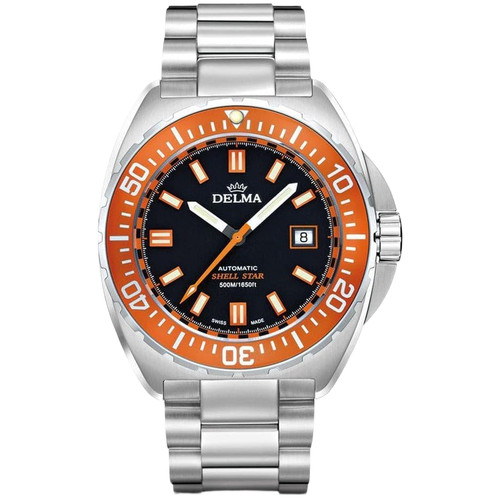 Delma Shell Star | 44mm | Automatic Winding | Black
