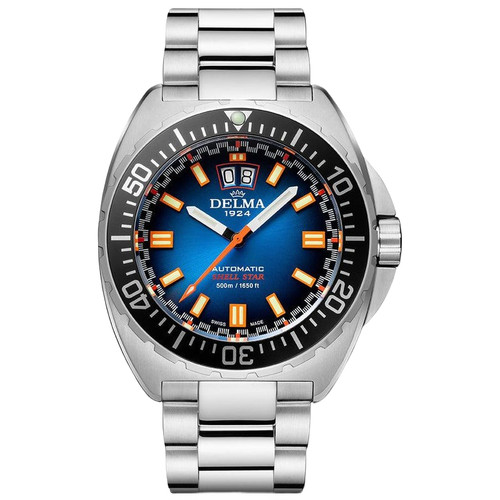 Delma Shell Star | 44mm | Automatic Winding | Blue Gradient