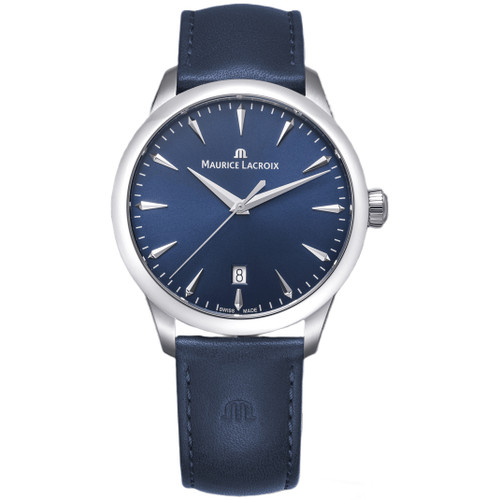 Maurice Lacroix 1975 Watch | 39mm | Swiss Quartz | Blue | Blue Strap