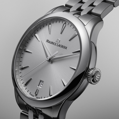 Maurice Lacroix 1975 Watch | 39mm | Swiss Quartz | Silver | Bracelet