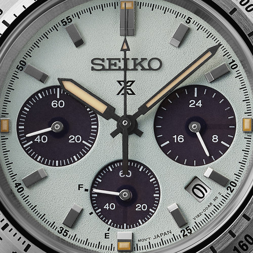 Seiko Prospex Speedtimer Youngtimer 1969 Reissue Watch | 39mm | Solar Chronograph | Mint Green