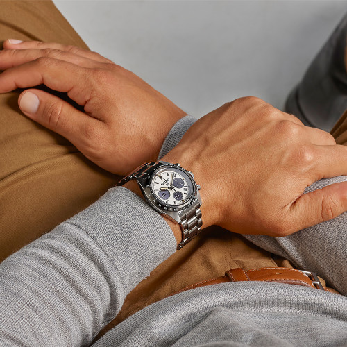 Seiko Prospex Speedtimer Youngtimer 1969 Reissue Watch | 39mm | Solar Chronograph| Monochrome