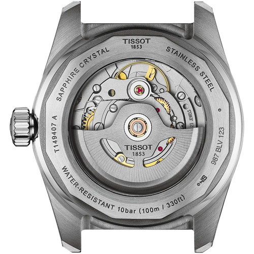 Tissot PR516 Powermatic 80 Watch | 38mm | Swiss Automatic | Graded Blue & Black