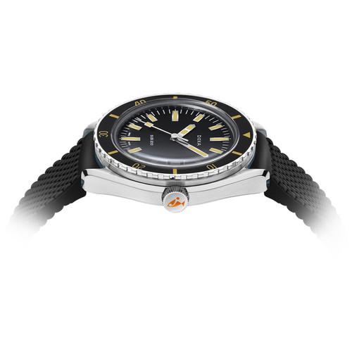 DOXA SUB 200 Sharkhunter Watch | 200M | Swiss Mechanical | 42mm | Black | Rubber Strap