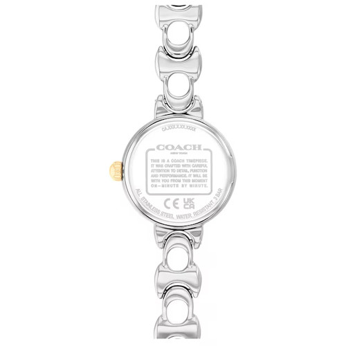 Coach Iris Watch | 22mm | Quartz | White | Two Tone Bracelet