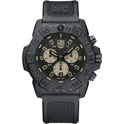 Luminox Navy SEAL Chronograph Watch | 200M | 45mm | Swiss Quartz | Black