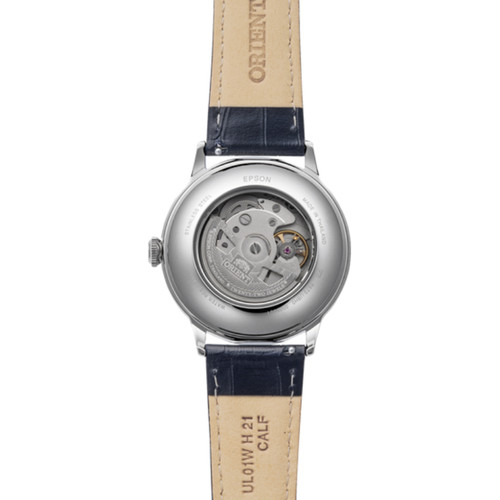 Orient Bambino Watch | Automatic | 40.5mm | White | Black Leather