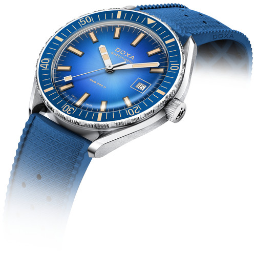 DOXA SUB 200 II Caribbean Watch | 200M | 44mm | Swiss Automatic | Blue | Blue Strap
