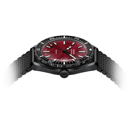 DOXA SUB 200 II Redcoral Watch | 200M | 44mm | Swiss Automatic | Red | Black Mesh Bracelet