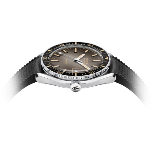 DOXA SUB 200 II Sharkhunter Vintage Watch | 200M | 44mm | Swiss Automatic | Gradient Smoked | Black Bezel | Black Strap