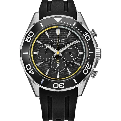Citizen Men's Sport Chronograph Watch | 100M | 43mm | Eco Drive | Black