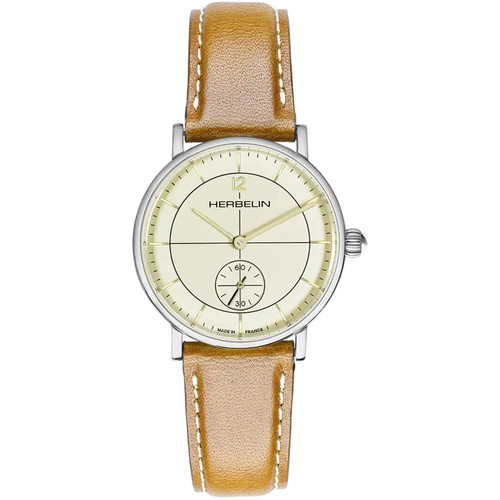 Herbelin Inspiration Small Seconds Watch | 32mm | Quartz | Eggshell