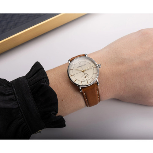 Herbelin Inspiration Small Seconds Watch | 32mm | Quartz | Eggshell