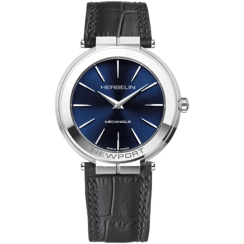Herbelin Newport Slim Mechanical Watch | 42mm | Blue