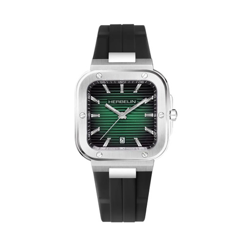 Herbelin Cap Camarat Square Swiss Quartz Watch 12246A18CA